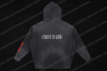 STREETOFGRACE -  "Christ is King" Vinatage Frayed Hoodie