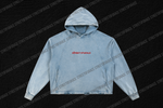 STREETOFGRACE- “Christ is king” Denim Washed Jacket