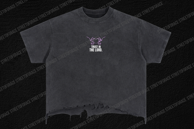 STREETOFGRACE - “Trust in the Lord” Vintage Wash Distressed T-Shirt