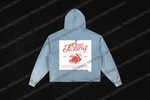 STREETOFGRACE- “Christ is king” Denim Washed Jacket