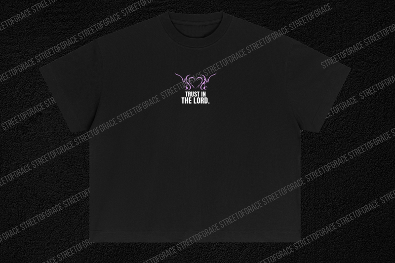 STREETOFGRACE- “Trust in the Lord.” Essential Cotton Boxy T-Shirt