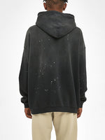 STREETOFGRACE -  "Christ is King" Vinatage Frayed Hoodie